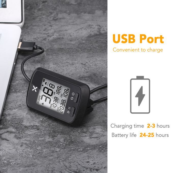 SmartGPS Cycling Speedometer Wireless BikeIPX7 With Cover-G+