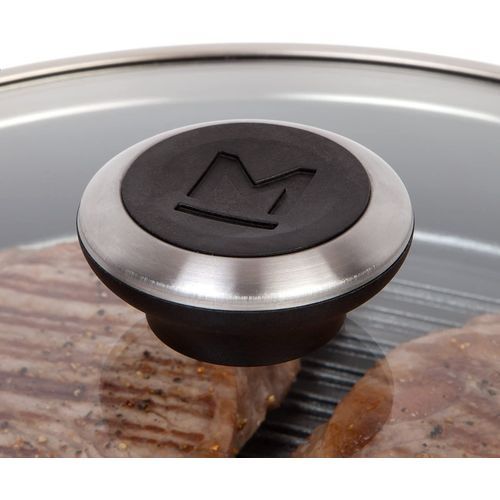 Maker Round Non-Stick Steam Grill Pan - Bronze