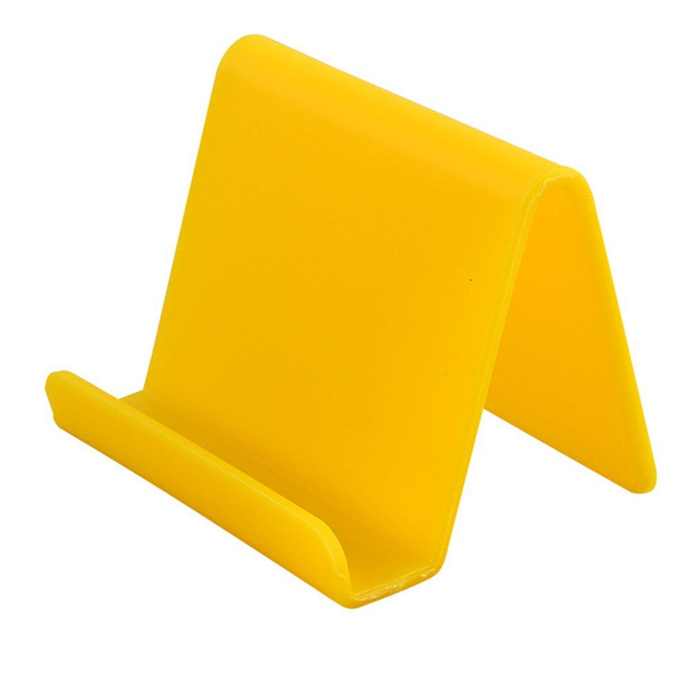 Portable Business Card Holder Mobile Phone Lazy Yellow