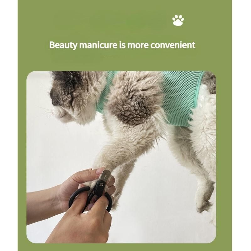 Cat Grooming nail cutting anti scratch bite fixed bag bath Trimming Restraint Bag Pet Beauty hammock hanging Pet Supplies