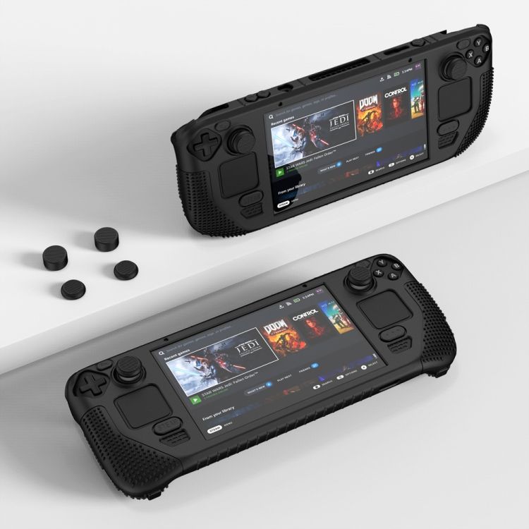 For Steam Deck V V4-1 Handheld Console Dustproof Case V4-1Black)