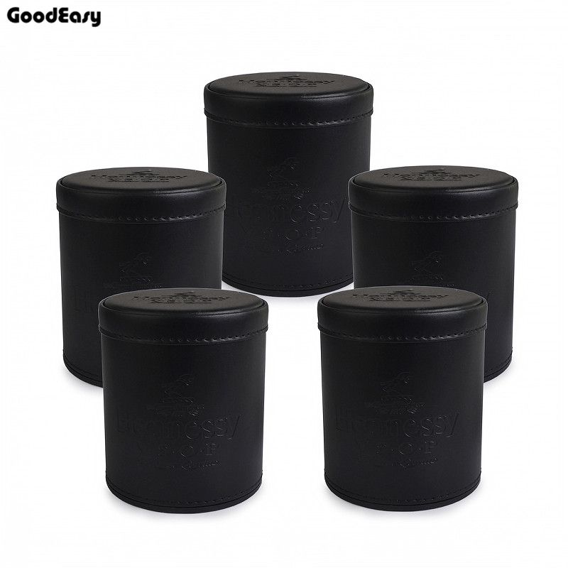 6Pcs Hennessy Dice Cup Plastic With Dices Polyhedral Dice Cup Drinking Board Game Dice Box Game