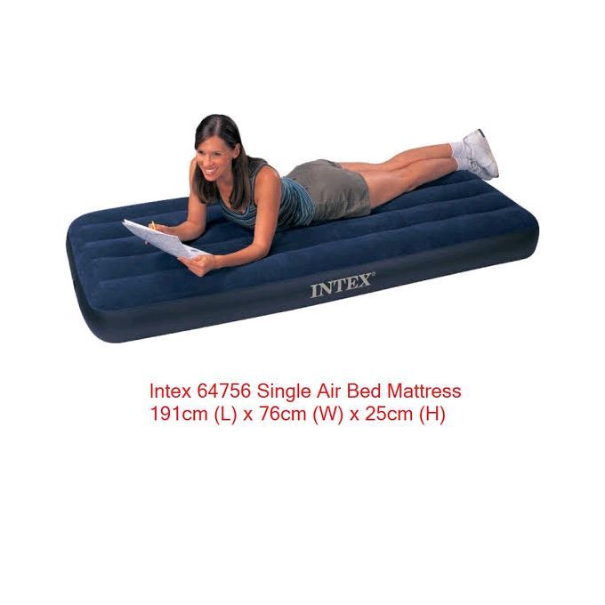 Inflatable Single Size Air Mattress With Pump