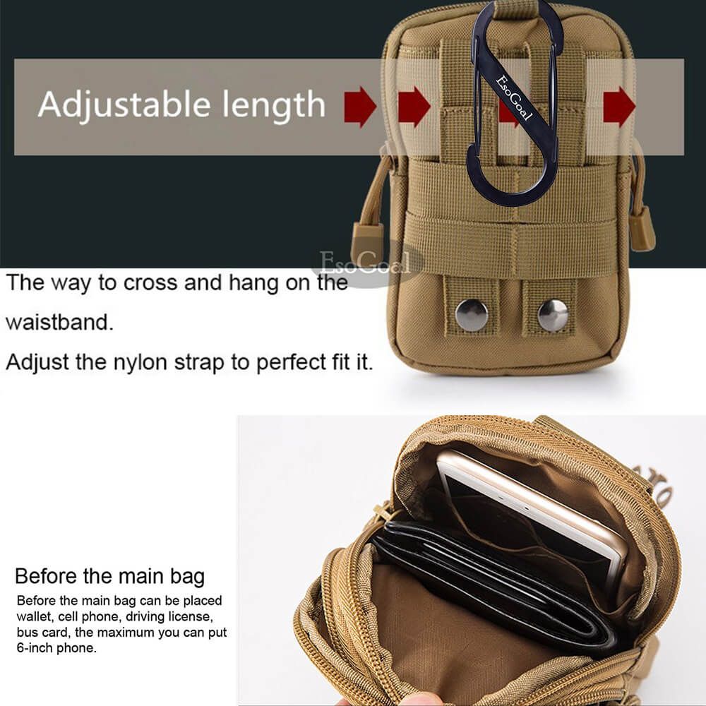 EsoGoal Utility Waist Belt Gadget Gear Bag Tool Organizer