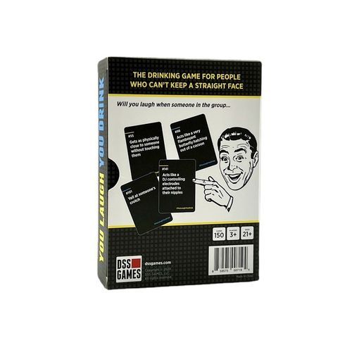 Funny Card Game For Adults You Laugh You Drink