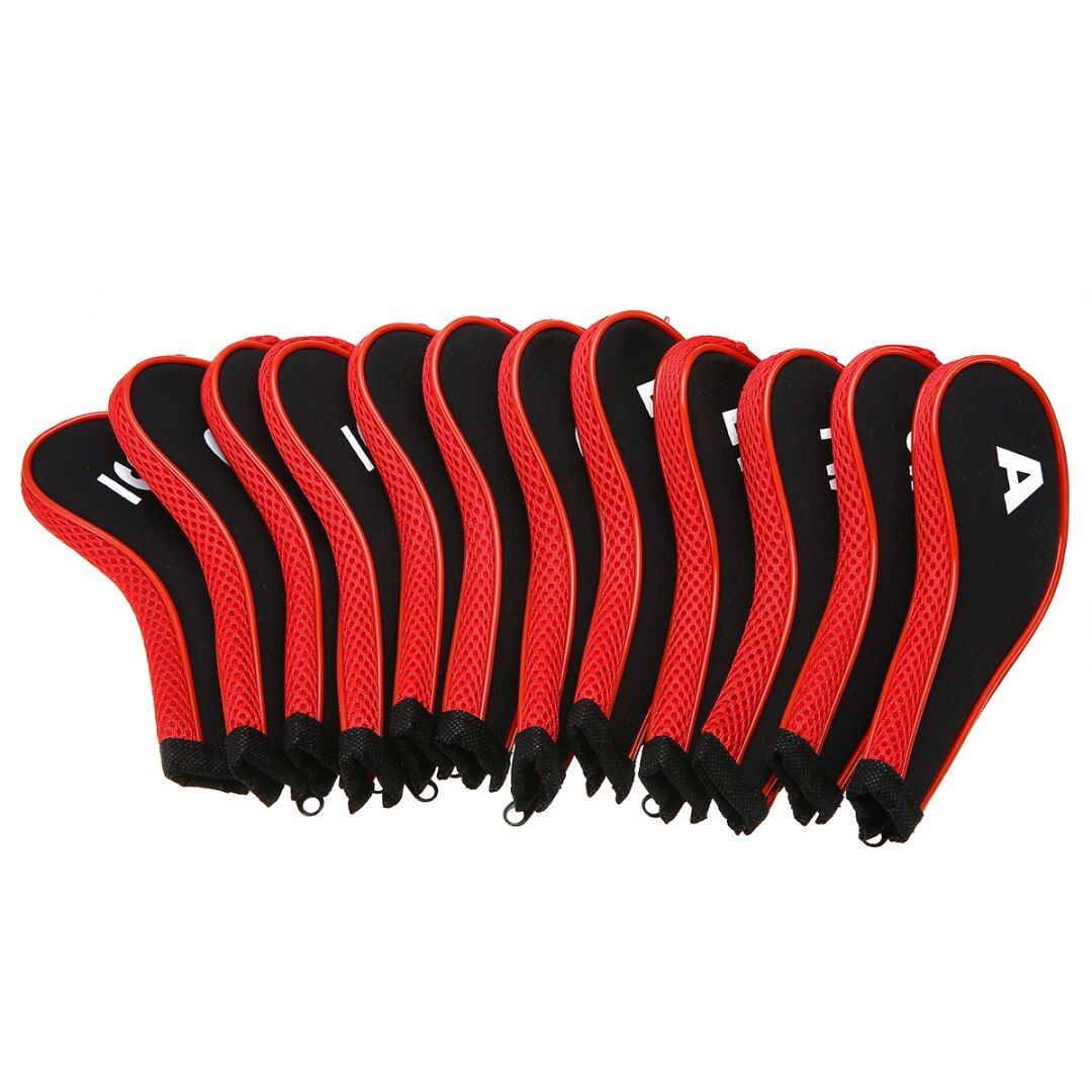 12pcs/set Rubber Neoprene Golf Club Iron Head Covers Golf 3
