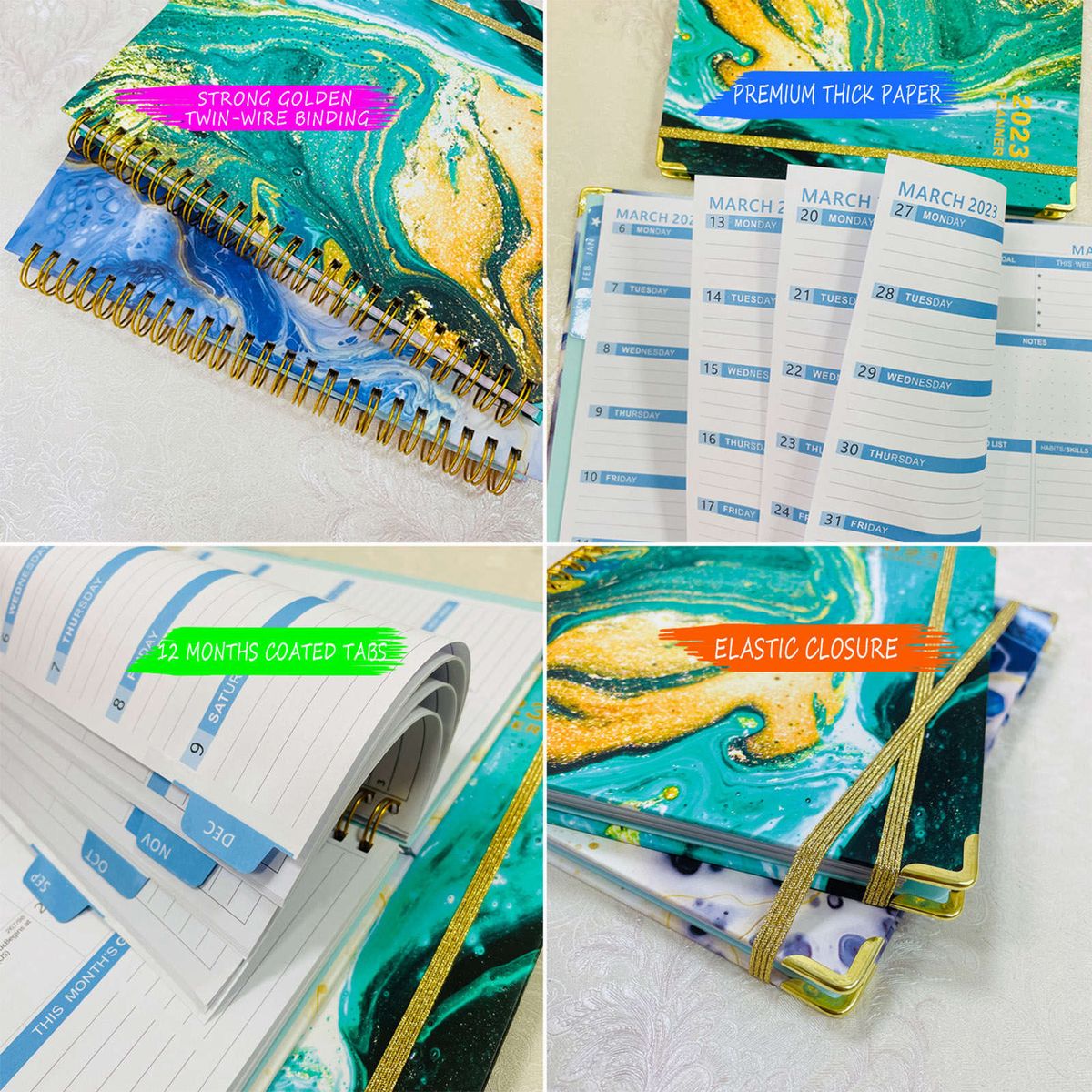 2023 Planner Weekly & Monthly Notebook-DYHX