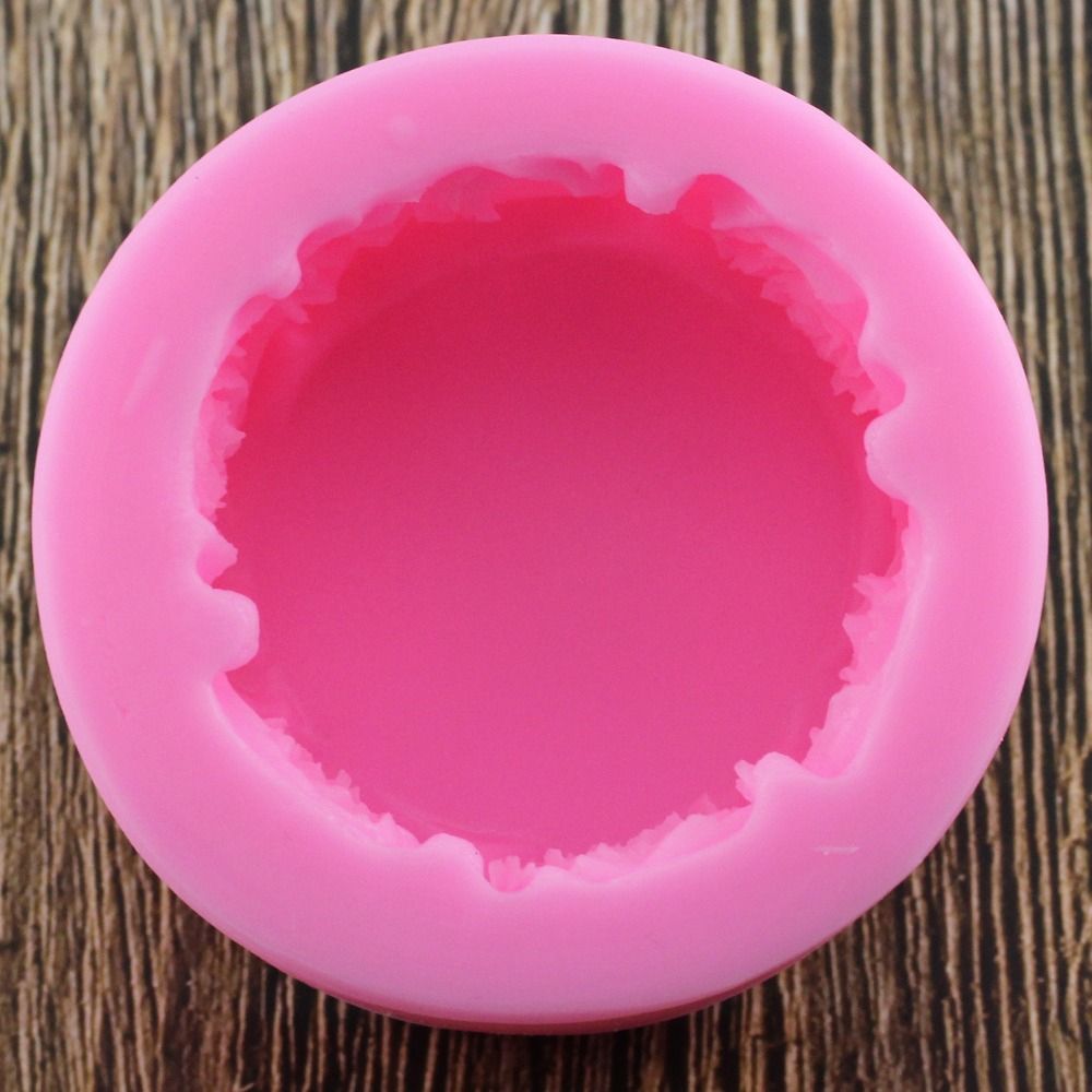 Round Rose Flowers Silicone Soap Mold Multifunction Candle Molds Cake Candy Baking Mould DIY Handmade Craft