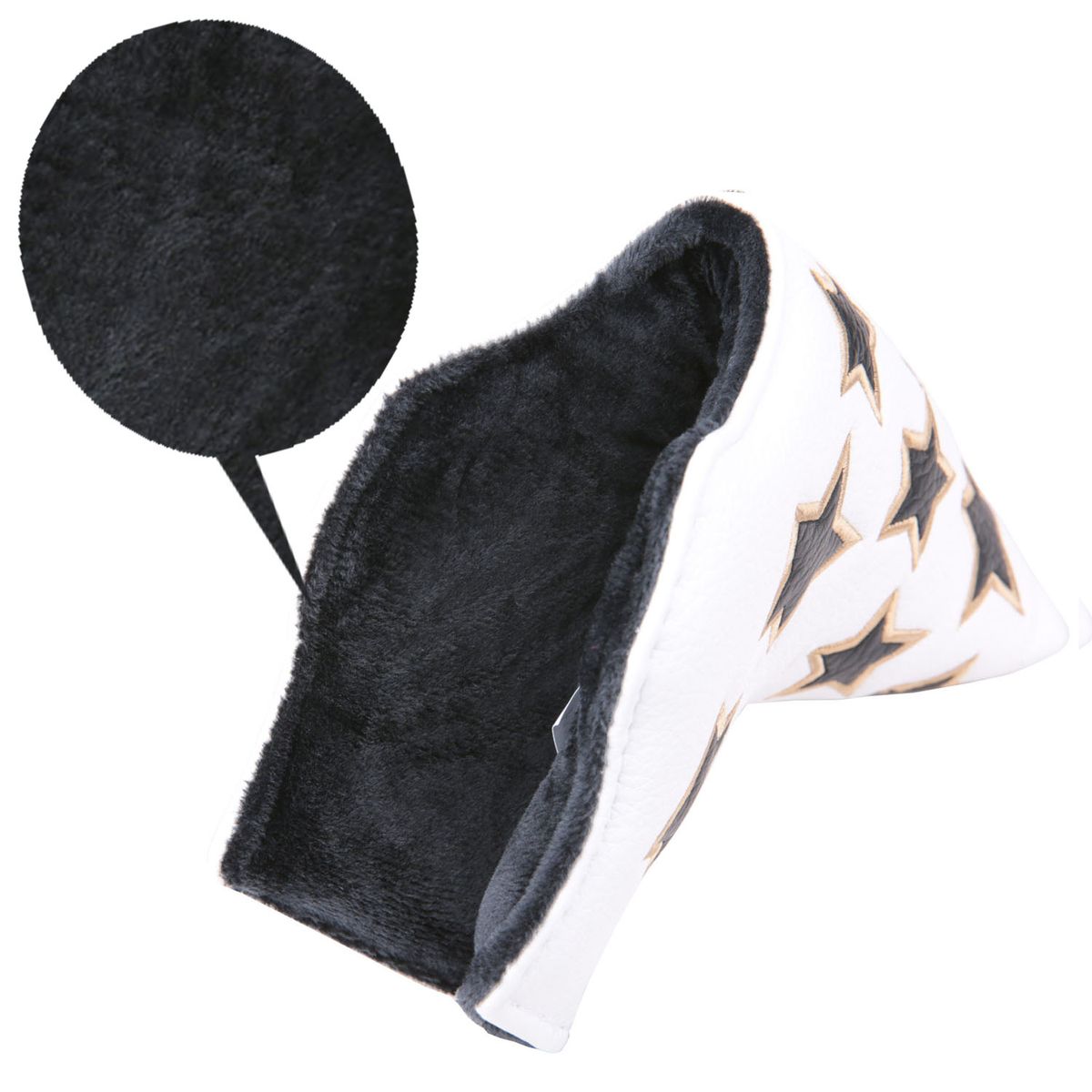 1pc Magnetic Closure Golf Putter Cover Soft Synthetic With