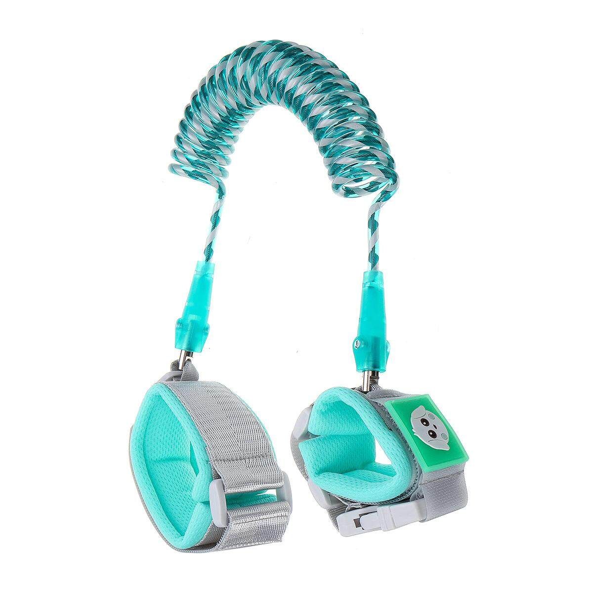 Anti-Lost Safety Harness Band 360° Rotation Connection Design Child Traction Rope Deep Green