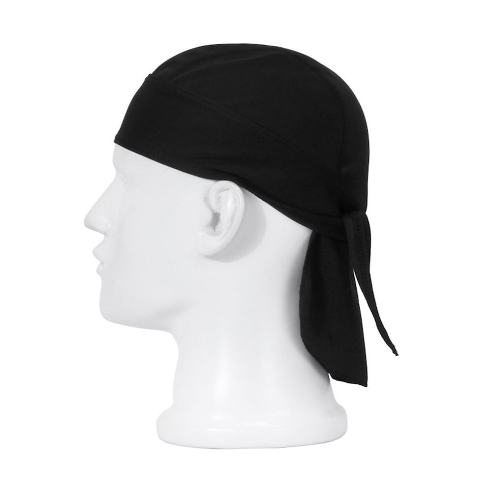Bicycle Sweat-wicking Cap Beanie Hat Cycling Headscarf Black
