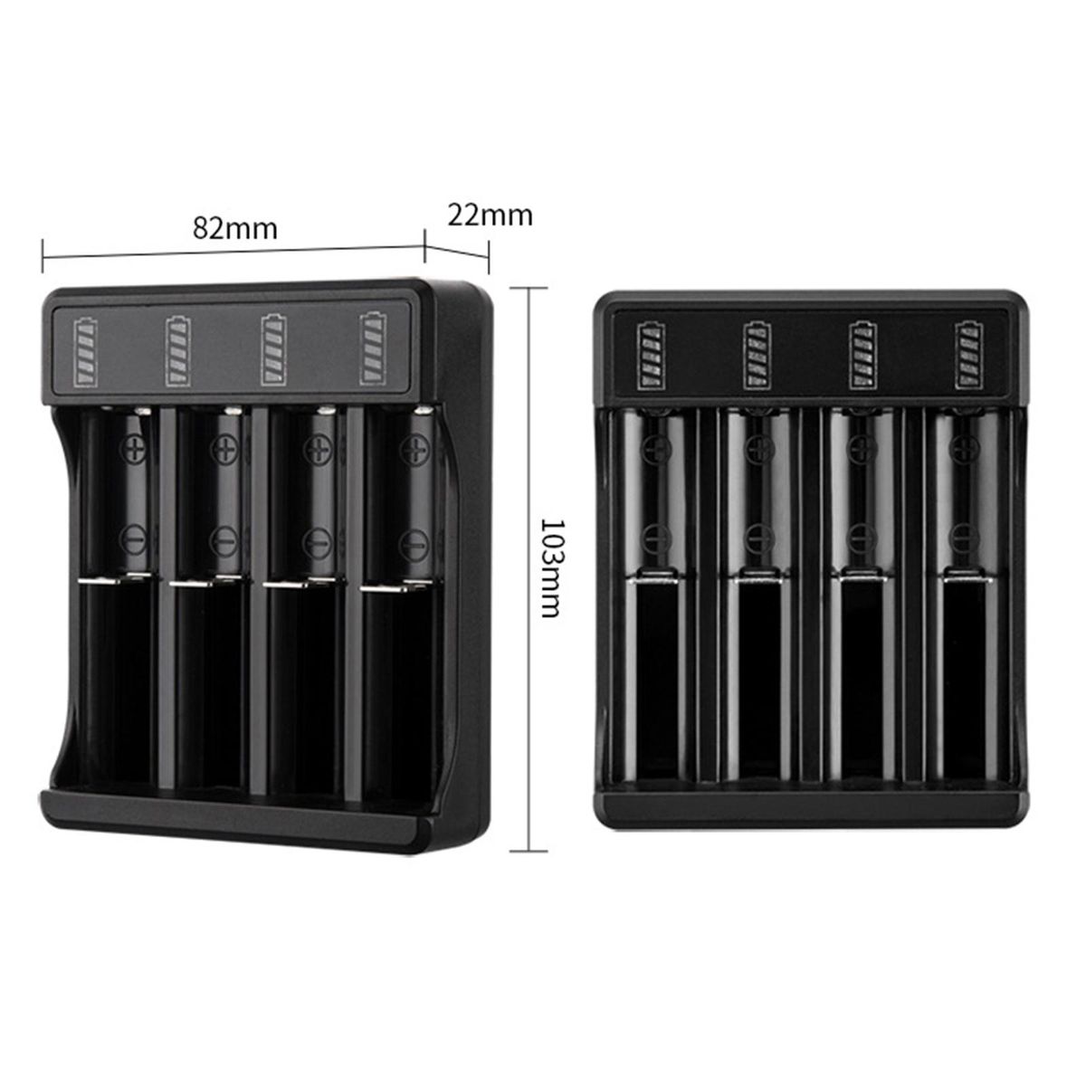 Multifunctional USB Battery Charger Fast Charger For Lithium 4 Slot