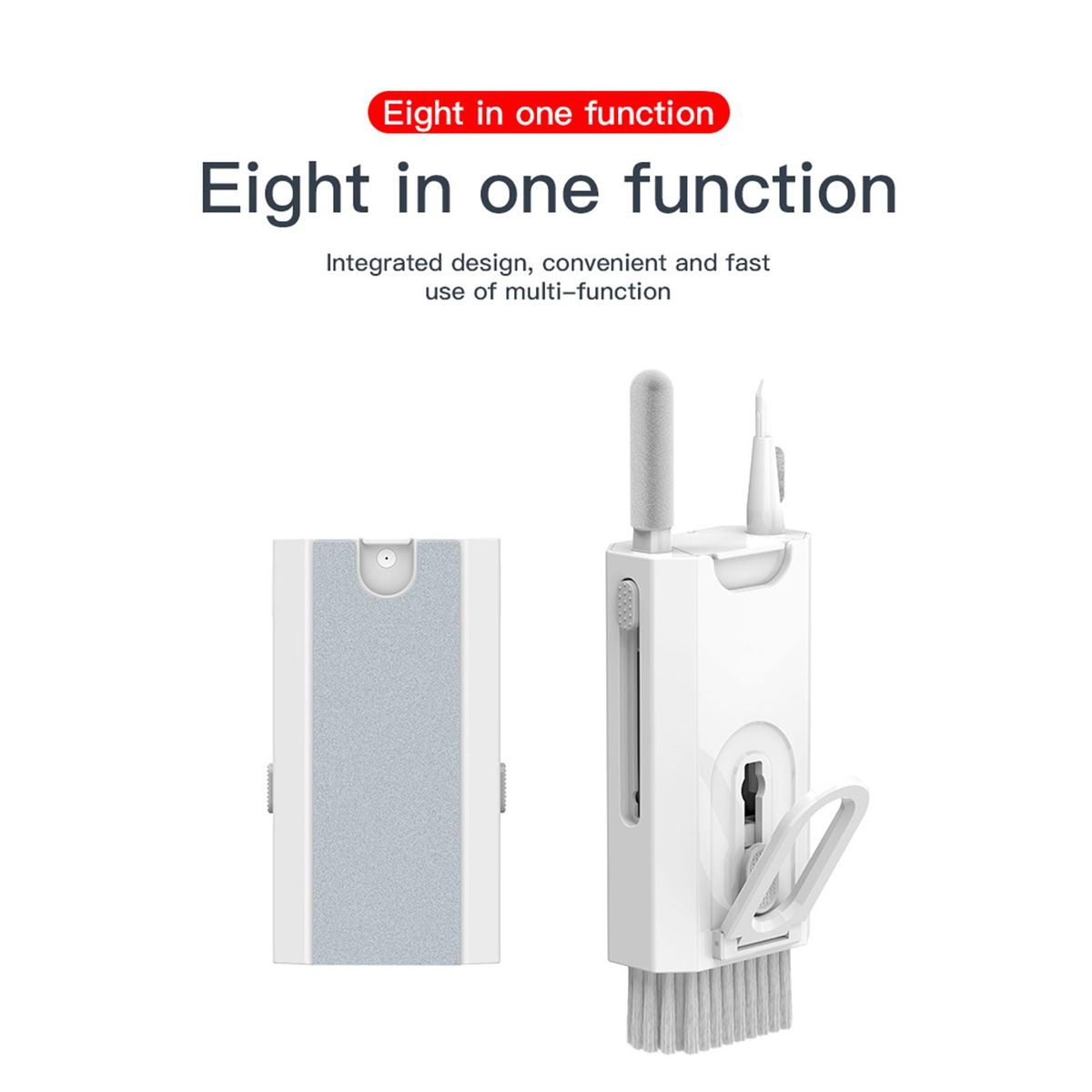 Cleaning Pen Earphone Cleaner Brush Kit Phone Holder White