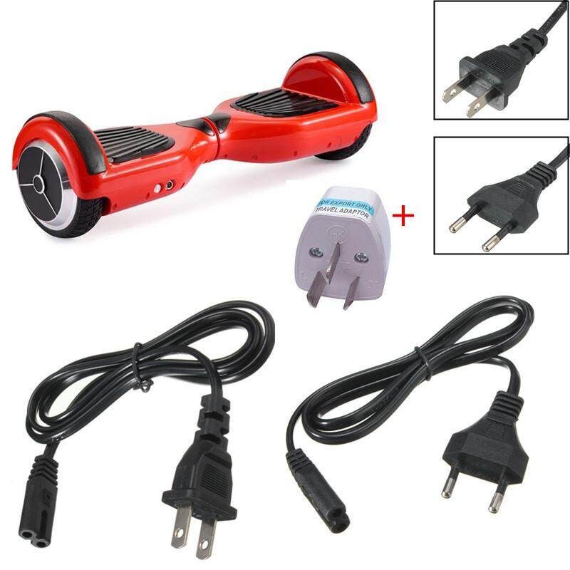Self Balancing Scooter Smart Hover Board Charger Wire EU Plug Black