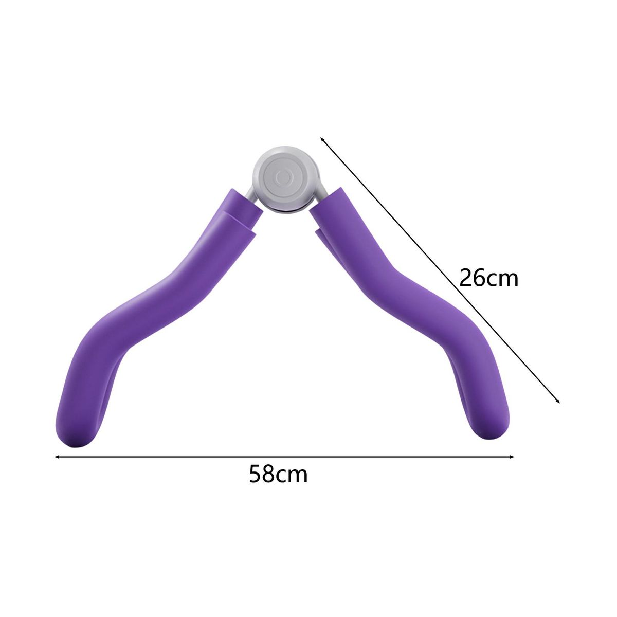 Leg Clamp Exerciser Fitness Clamp Leg Hip Trainer Purple
