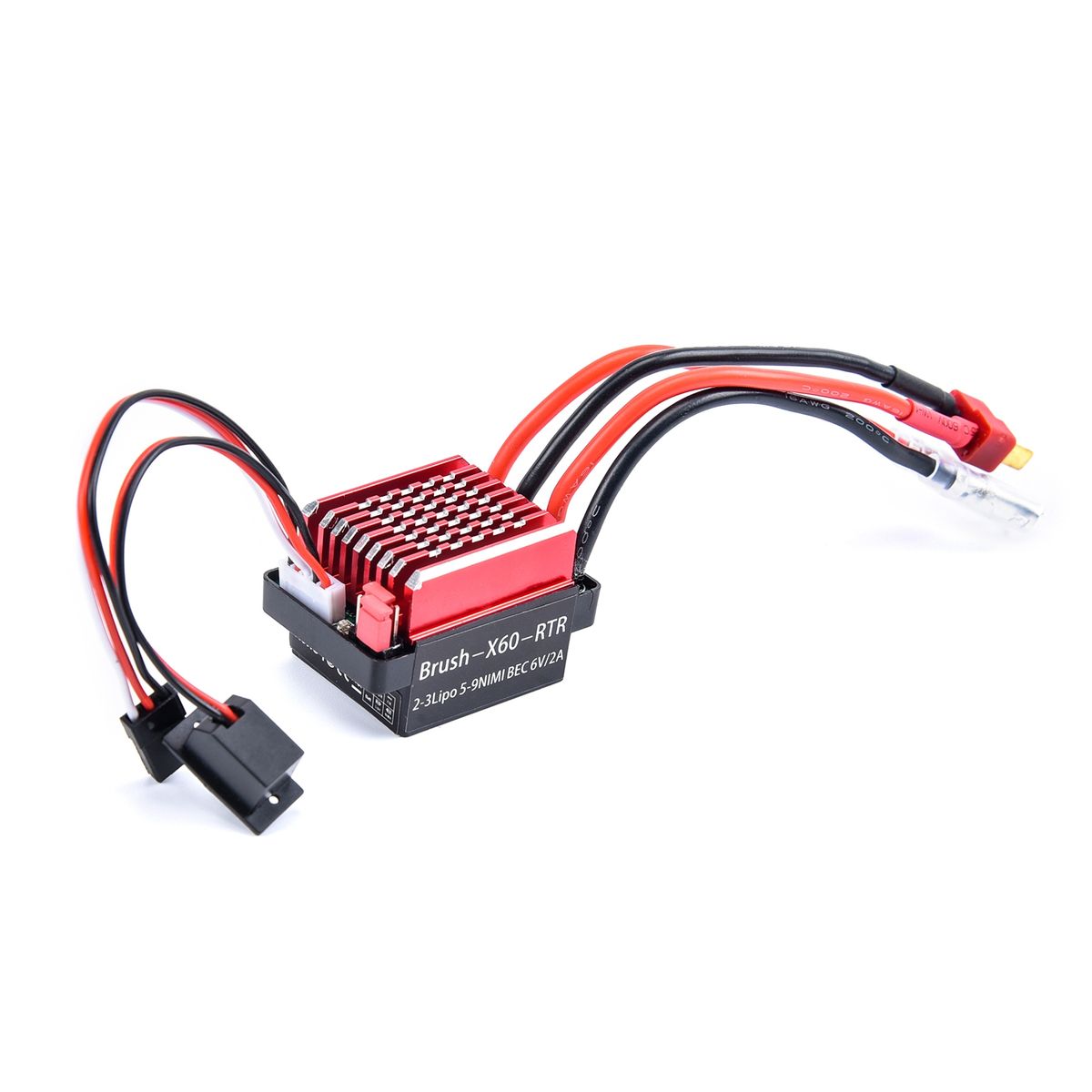 Brush Electric Controller Remote Control Car Brushed ESC Black