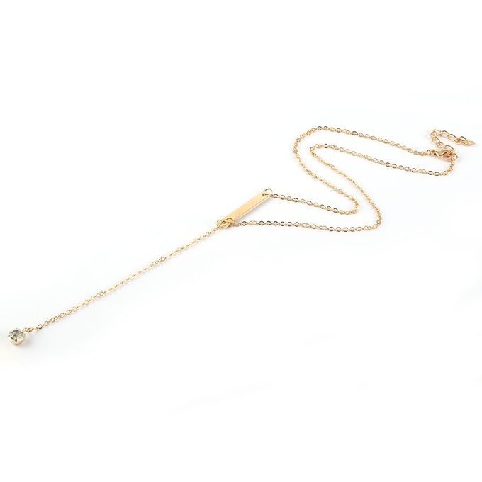 Trendy Long Drop Pendant Ne Kla E Lavi Le Hains Ne Kla E For Women-golden