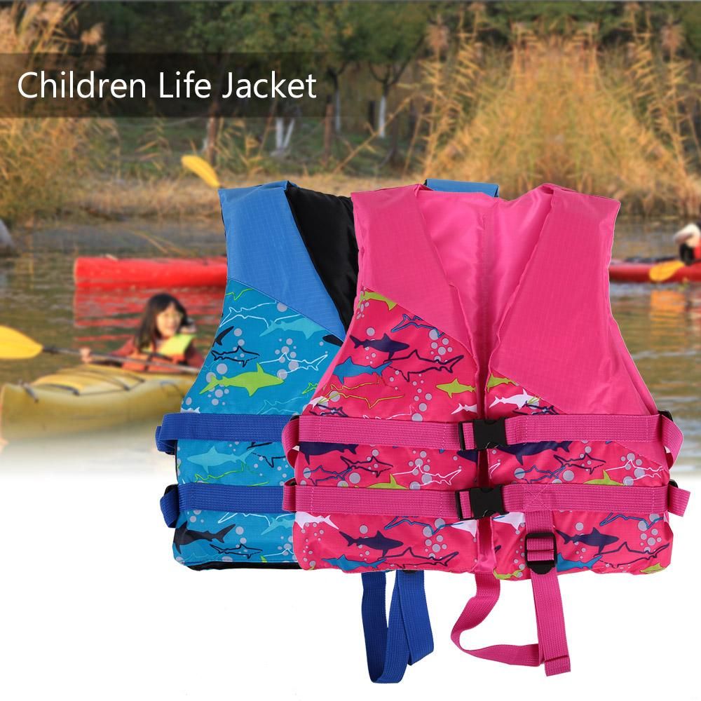 Children Kids Lifesaving Life Jacket Buoyancy Aid Flotation Device Boating Surfing Work Vest Clothing Swimming Life Jackets Safety Survival Suit Outdoor Water Sport Swimming Drifting Fishing