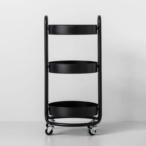 3 Tier Metal Utility Cart Black Made By Design