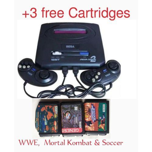 Video Game With 368 Games Installed. +3 Free Cartridges (WWE, Soccer & Mortal Kombat)