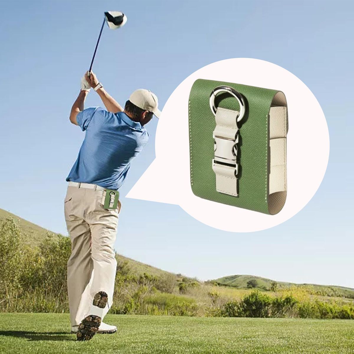 Portable Golf Rangefinder Case Waist Bag Pouch Storage