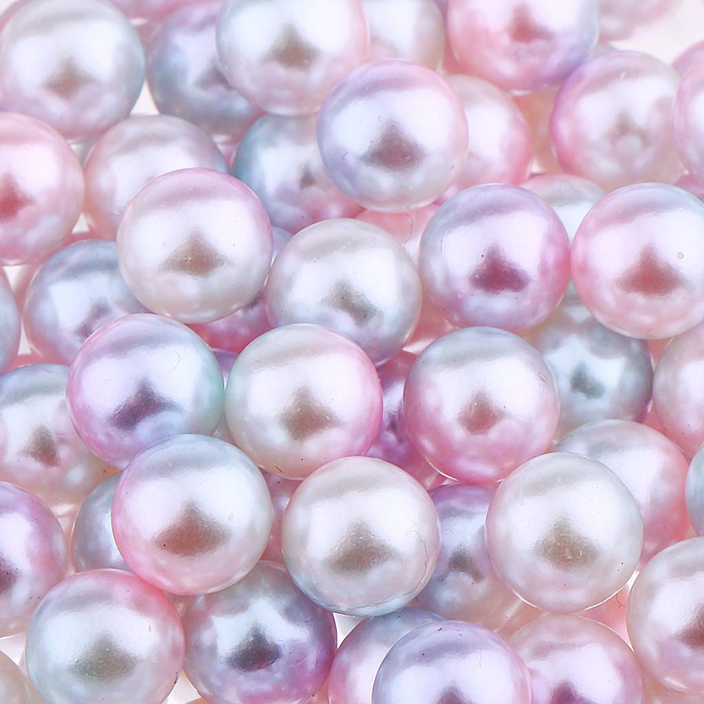 500Pcs 4mm Colored Imitation Pearl ABS Plastic Loose Beads DIY 1 #