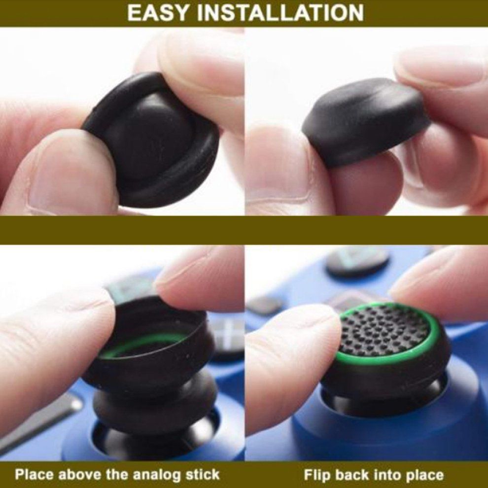 Thumb Stick Grips Caps For Playstation Silicone Analog Thumbstick Grips Cover
