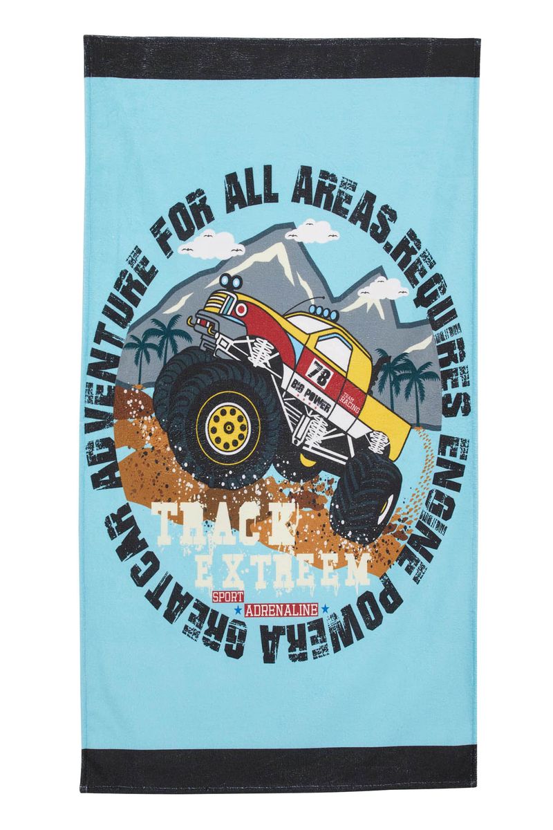 Boy Casual Towel - Blue