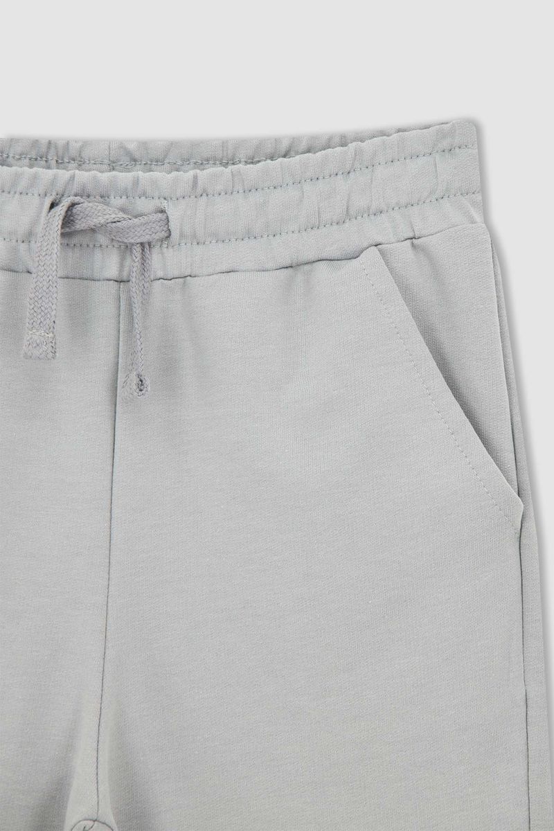 Boy - Knitted Bottom Short - Grey