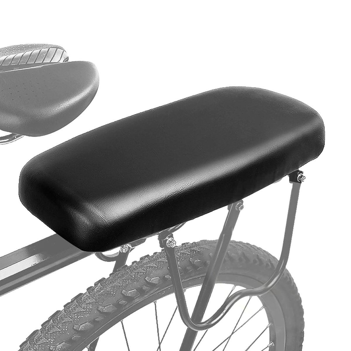 Bicycle Back Seat Cycling MTB Mountain Bicycle PU Leather