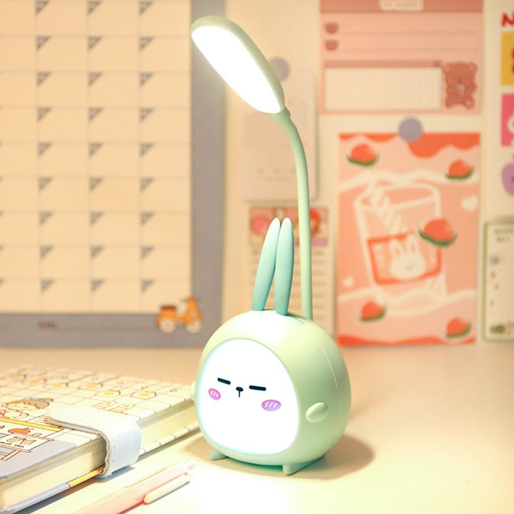Cute Cartoon Desk Lamp Usb Rechargeable Folding Led Lamp