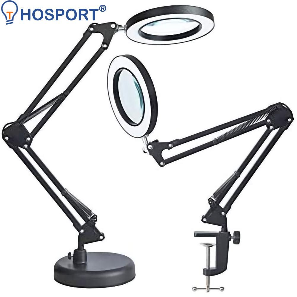 LED 6x Magnifying Glass Cold Table Clamp Lamp Tattooing