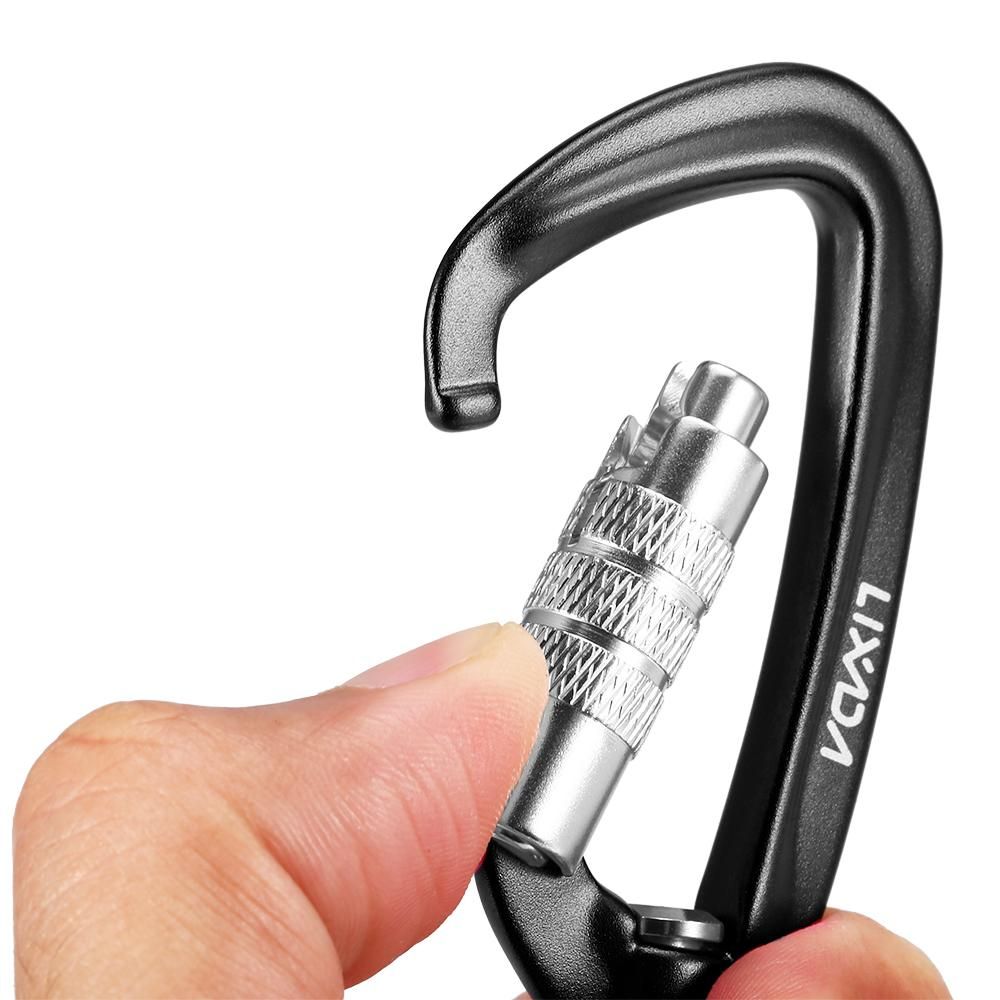 2pcs Lixada Swivel Carabiner Clip