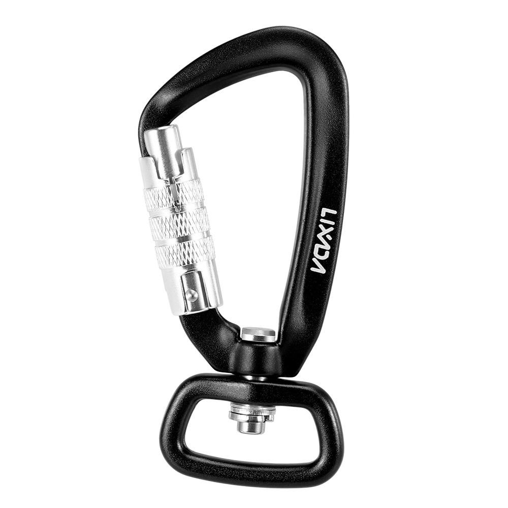 2pcs Lixada Swivel Carabiner Clip