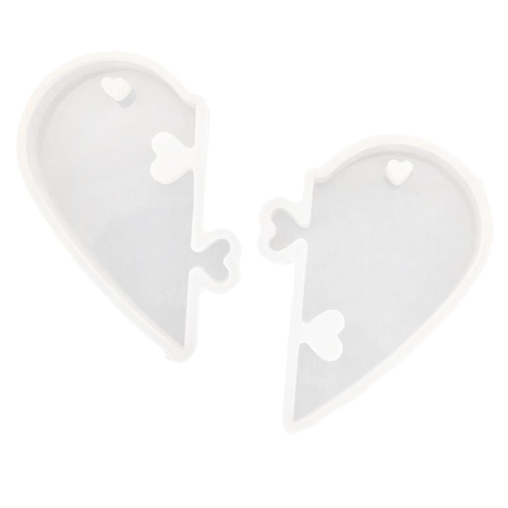 Silicone Pendant Mold Making Love Jewelry Casting Resin Necklace Mould