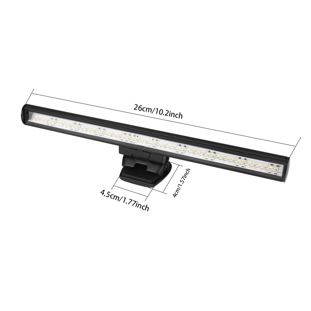 LED Desk Lamp For Computer Screenbar Dimmable Brigtness