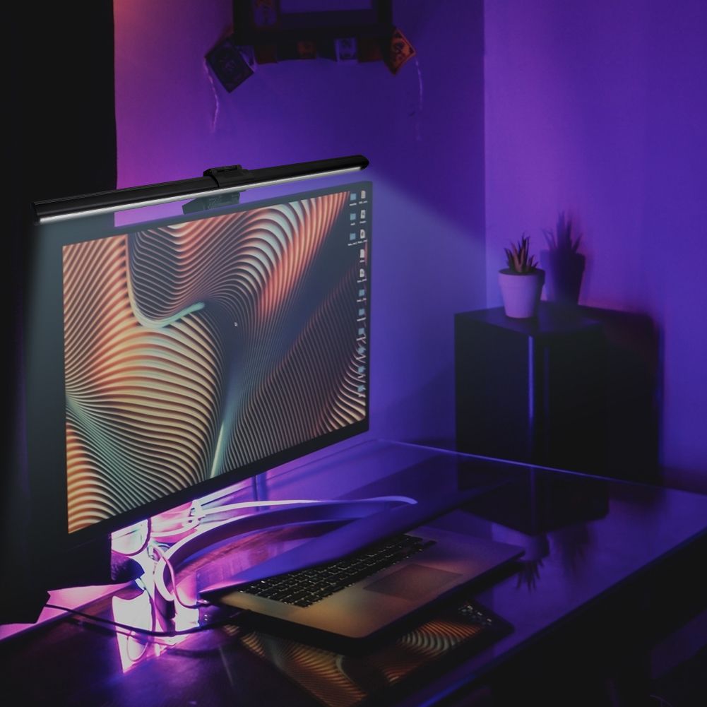 LED Desk Lamp For Computer Screenbar Dimmable Brigtness
