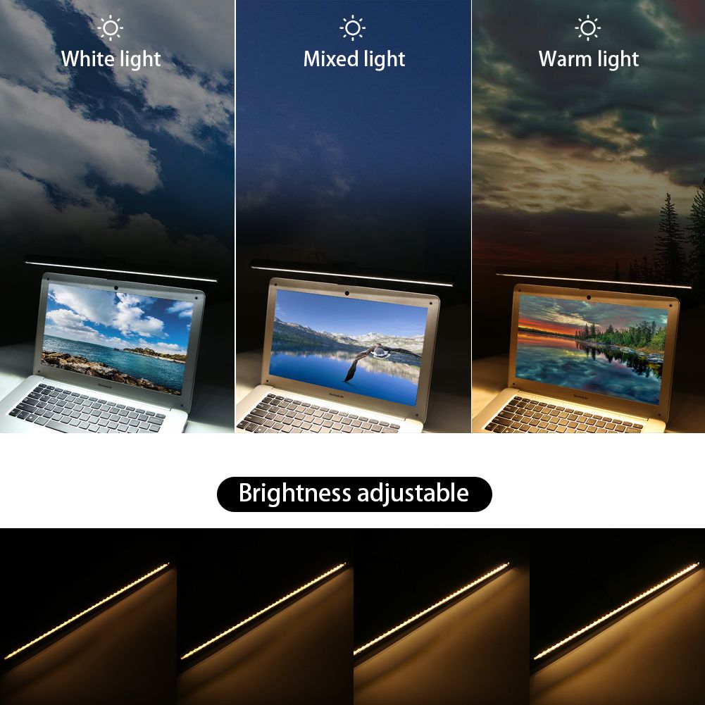 LED Desk Lamp For Computer Screenbar Dimmable Brigtness