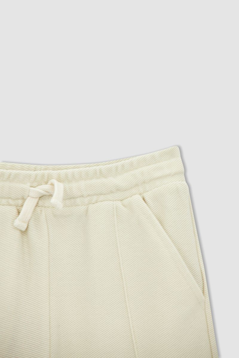 Boy - Knitted Bottom Short - Beige