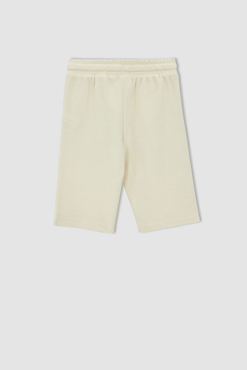 Boy - Knitted Bottom Short - Beige