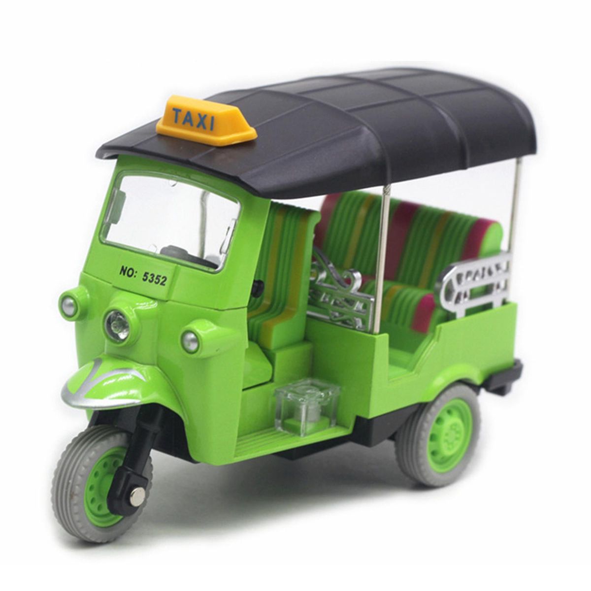 Exquisite Alloy 1:14 Thailand  Motorcycle Model Toy Green