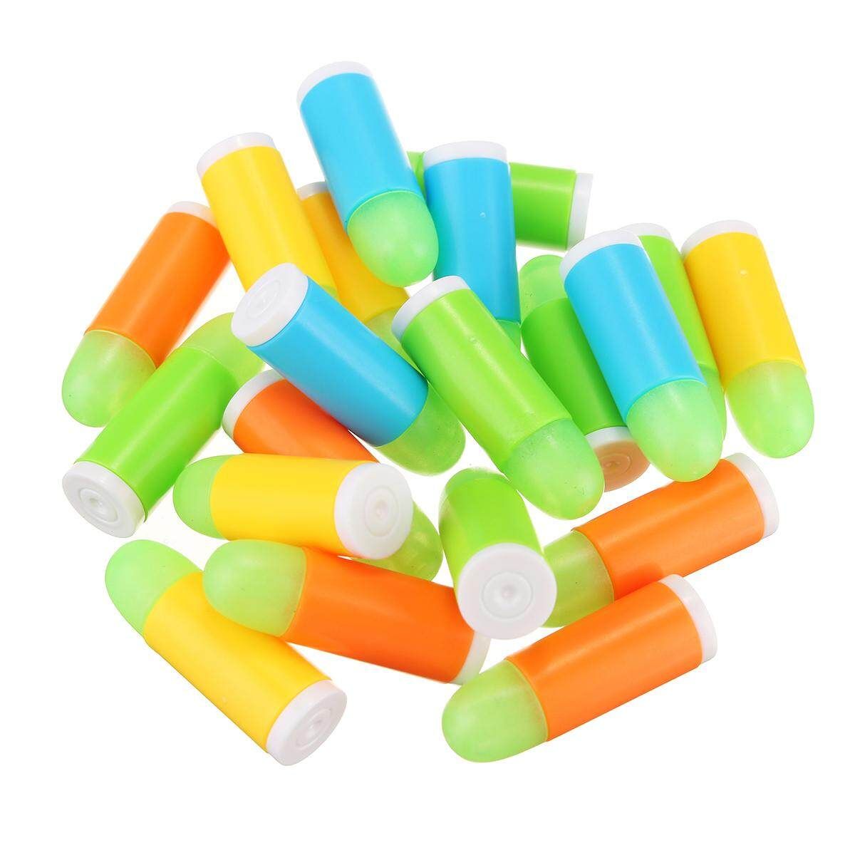 1911/Revolver Rubber Bullet Toy Re-fill Pack Ammo - Assorted 10,20, Or 50!