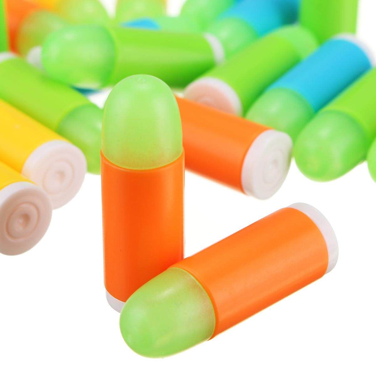 1911/Revolver Rubber Bullet Toy Re-fill Pack Ammo - Assorted 10,20, Or 50!