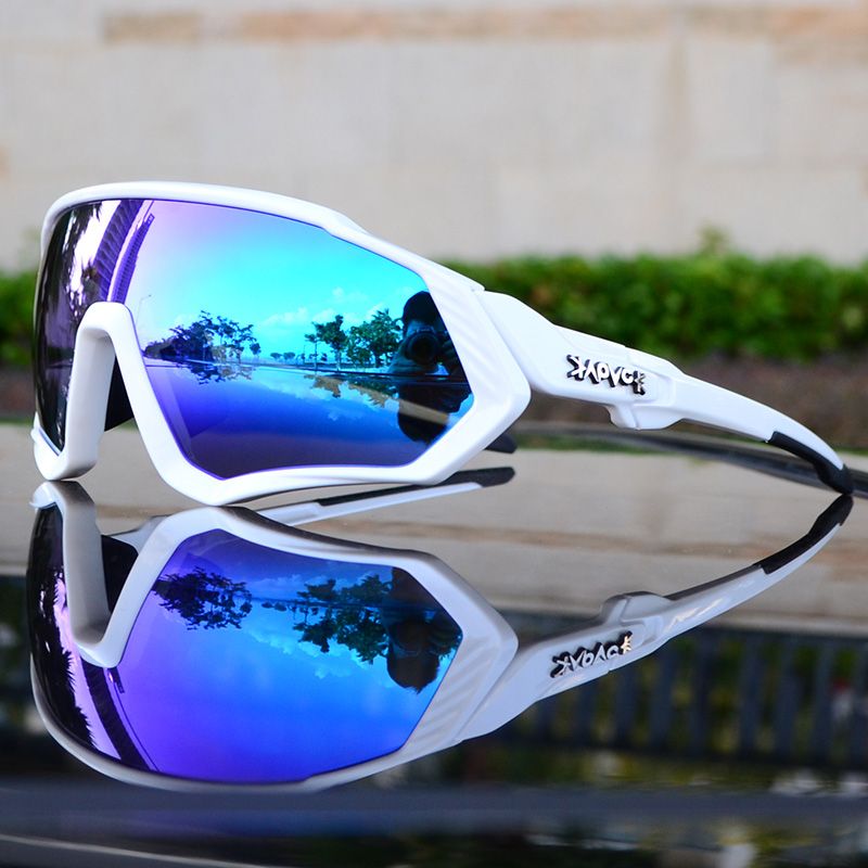 2019 Polarized 5 Lens Cycling Glasses Road Bike Cycling