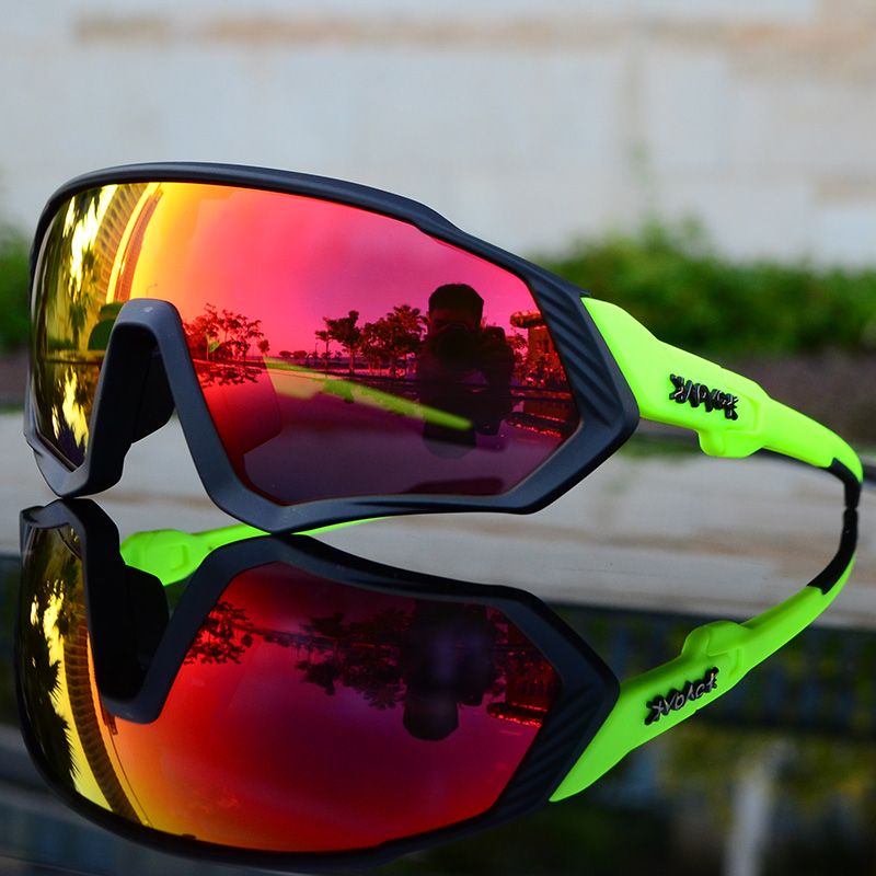 2019 Polarized 5 Lens Cycling Glasses Road Bike Cycling
