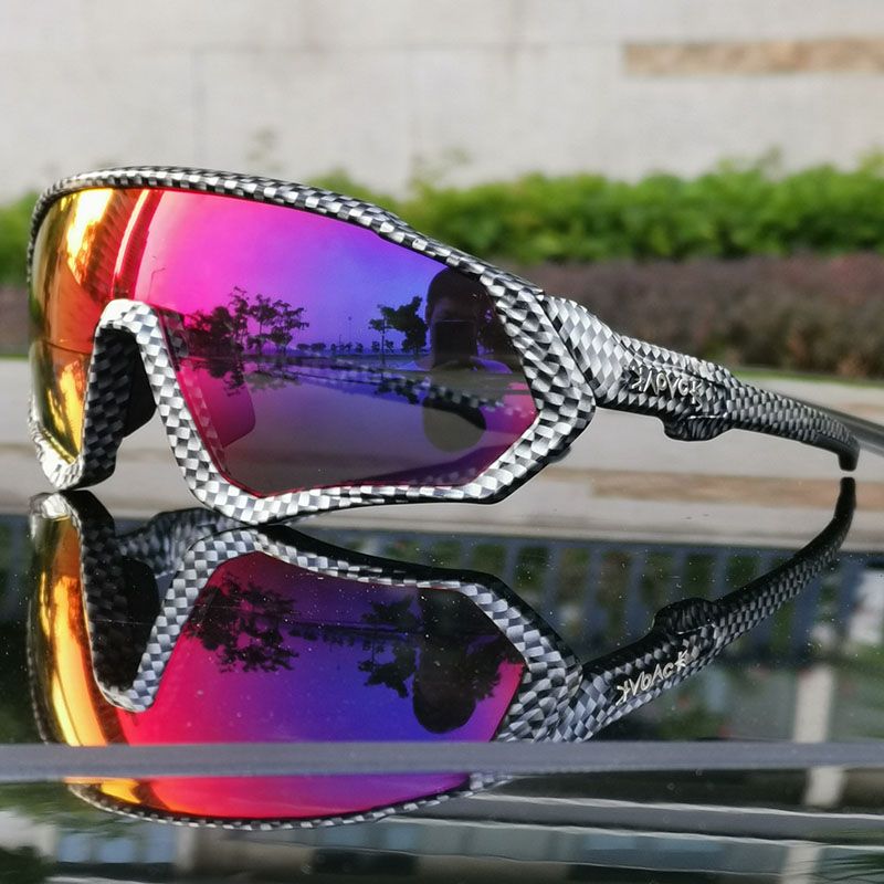 2019 Polarized 5 Lens Cycling Glasses Road Bike Cycling
