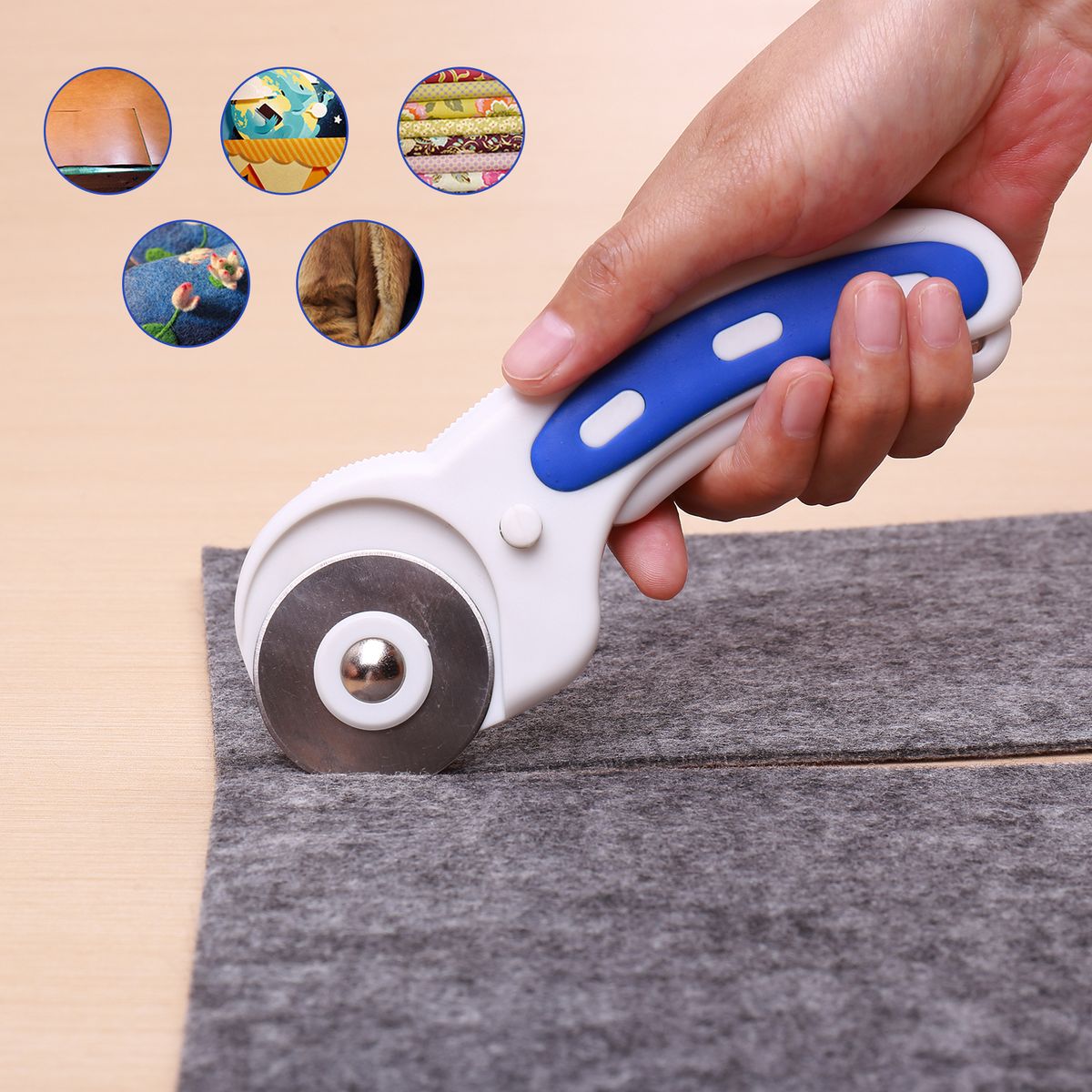 KW-triO Rotary Cutter Cutting Machine 45mm Blades Ergonomic