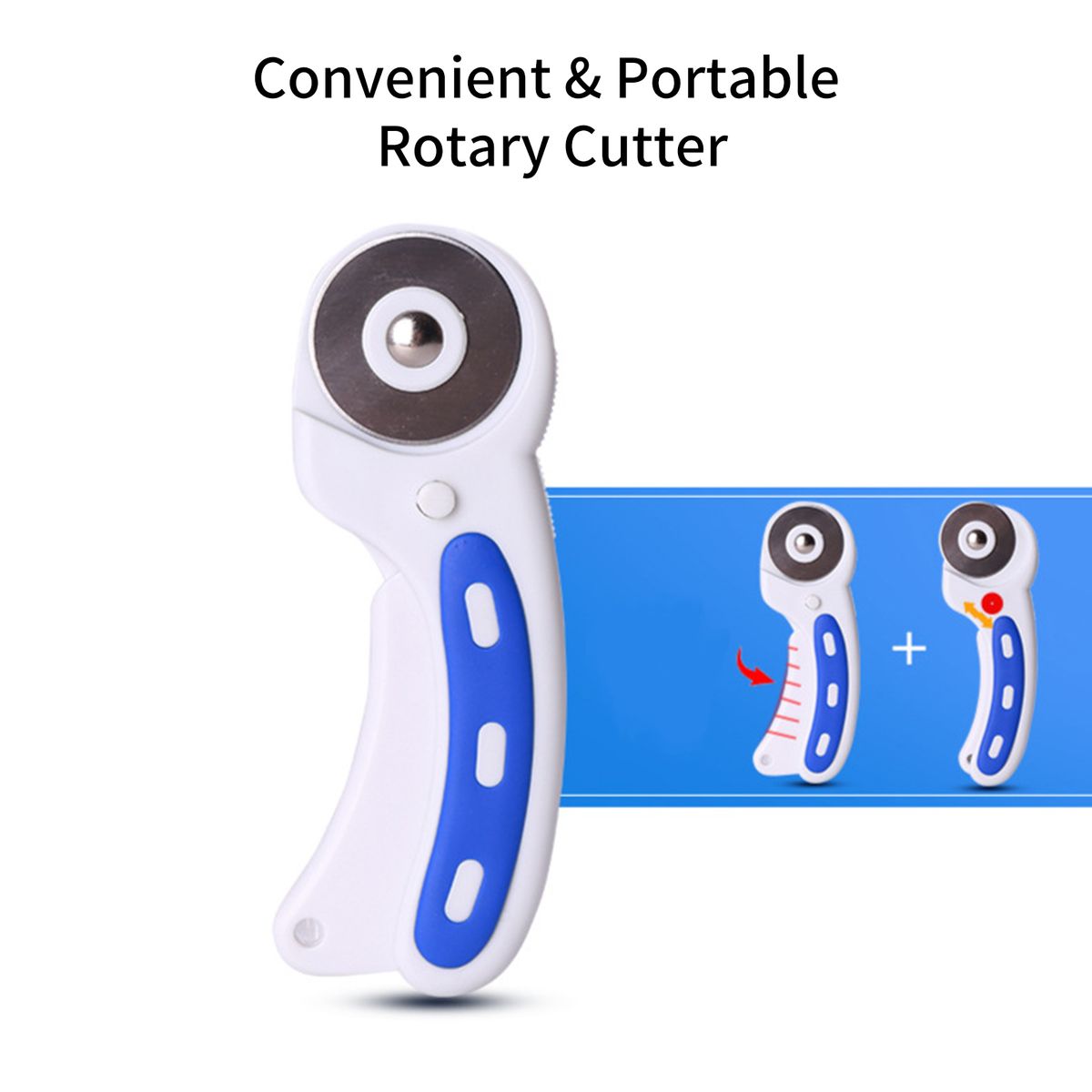 KW-triO Rotary Cutter Cutting Machine 45mm Blades Ergonomic