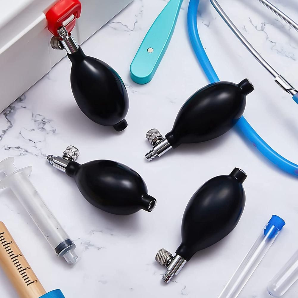 5Pc Pump Latex  with Twist Air Release Valve for Sphygmomanometer Air Neck Traction