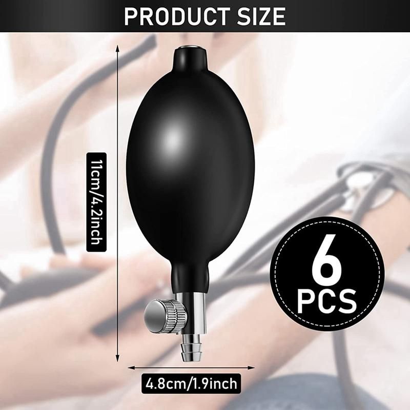 5Pc Pump Latex  with Twist Air Release Valve for Sphygmomanometer Air Neck Traction